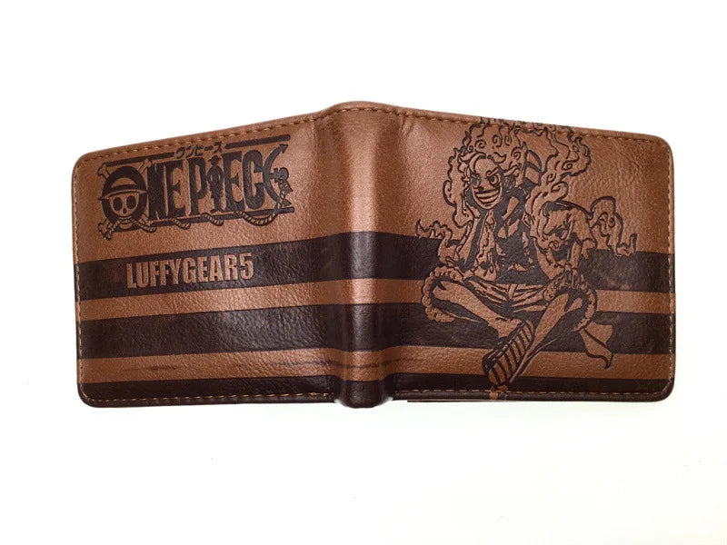 Anime One Piece Luffy & Zoro PU Embossed Short Wallet - Image 26