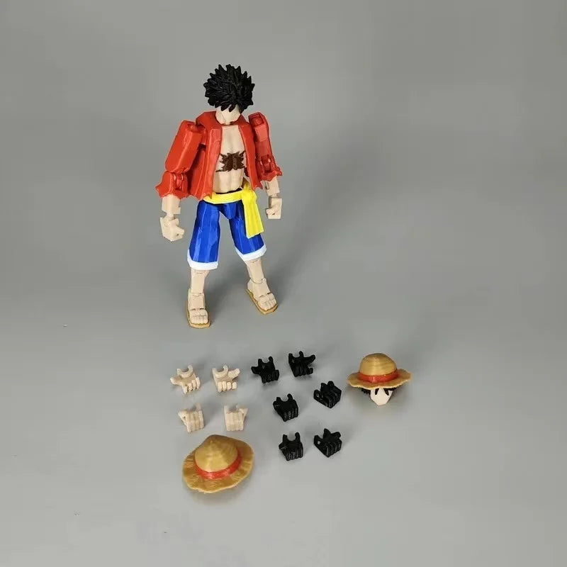 3D Printed One Piece Luffy Action Figure - Image 9
