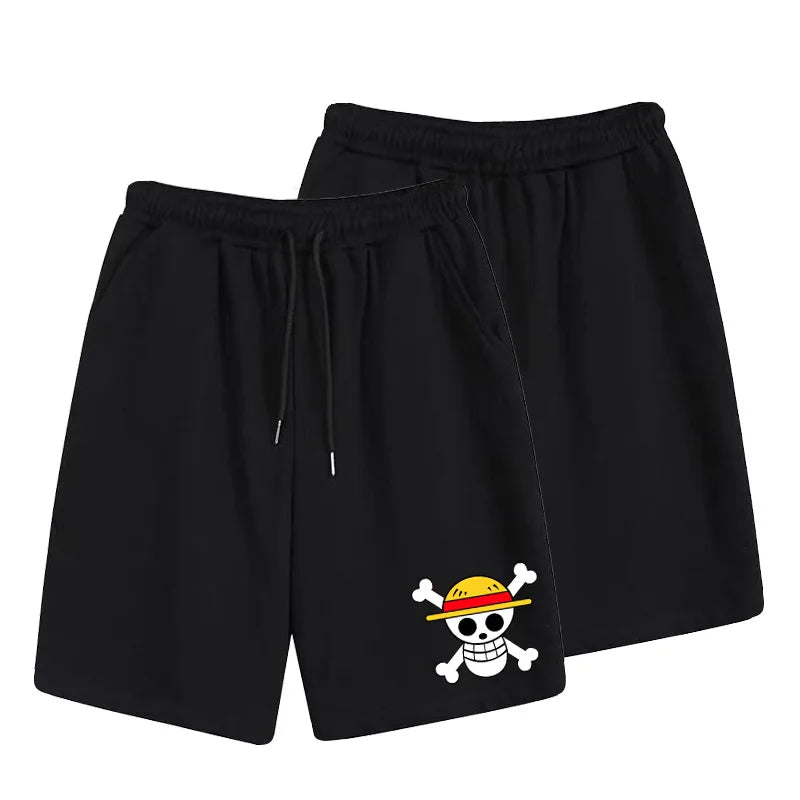 One Piece Anime Cotton Shorts - Image 2