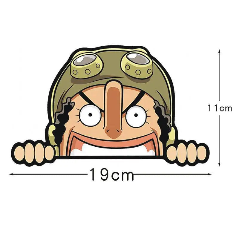 Luffy Sun God Car Sticker - Image 12