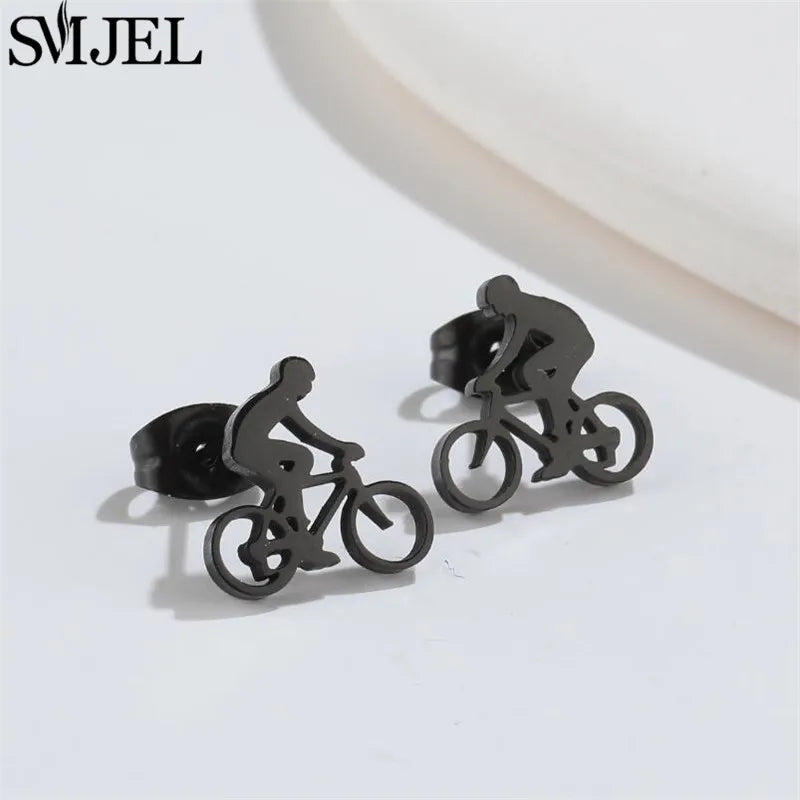 2024 Stainless Steel Geometric Stud Earrings - Image 5