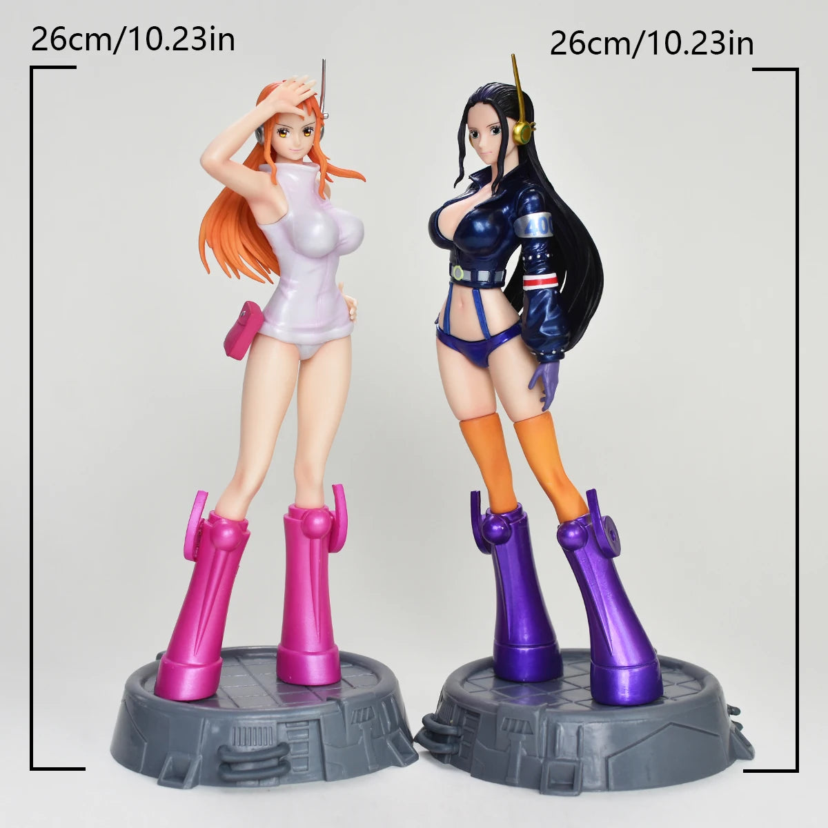 Anime One Piece Robin & Nami Figures - Image 2